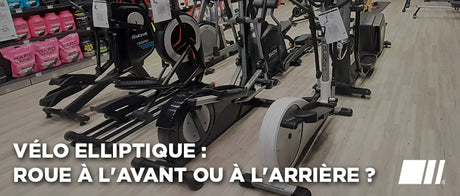 Vélo elliptique : Roue d'inertie à l'Avant ou à l'Arrière ?