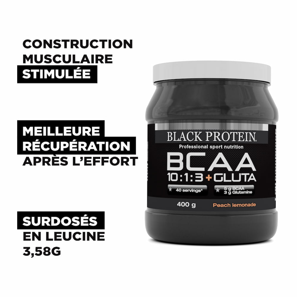 BCAA 10:1:3 Vegan + Gluta BLACK-PROTEIN - FitnessBoutique