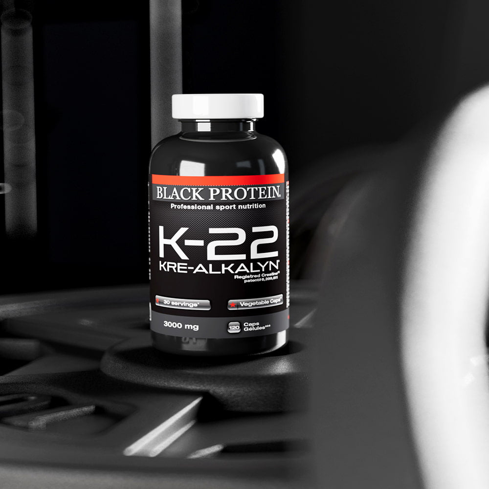 K 22 Kre Alkalyn BLACK-PROTEIN - FitnessBoutique