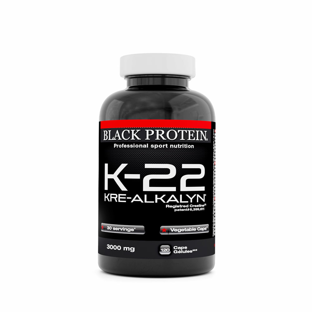 K 22 Kre Alkalyn BLACK-PROTEIN - FitnessBoutique