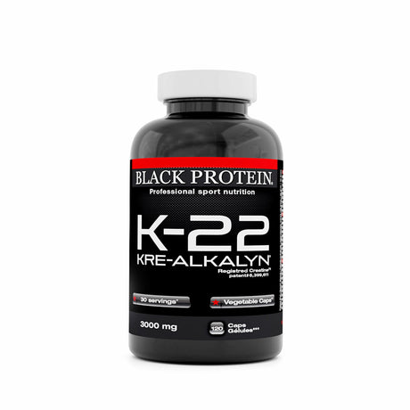 K 22 Kre Alkalyn BLACK-PROTEIN - FitnessBoutique