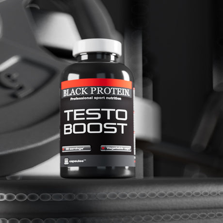 Testo Boost BLACK-PROTEIN - FitnessBoutique