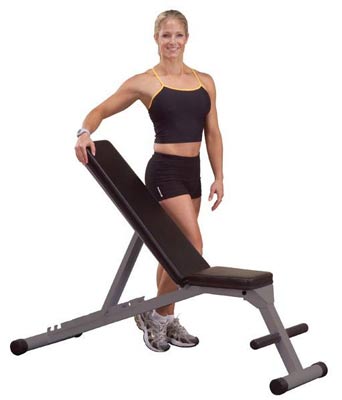 Banc incliné décliné pliable POWERLINE - FitnessBoutique