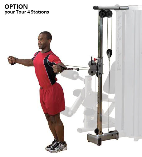 Option Double poste Colonne à Cables BODYSOLID PRO DUAL - FitnessBoutique