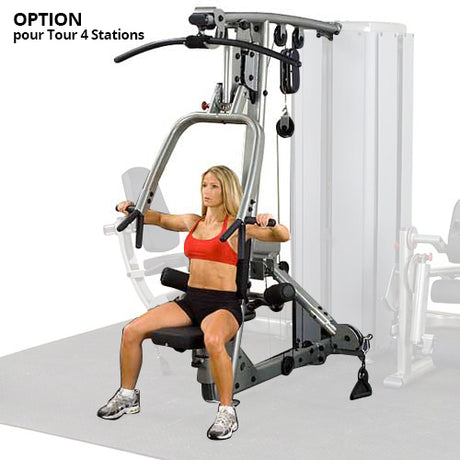 Option Double Poste Presse à Bras et Tirage Dorsal BODYSOLID PRO DUAL - FitnessBoutique