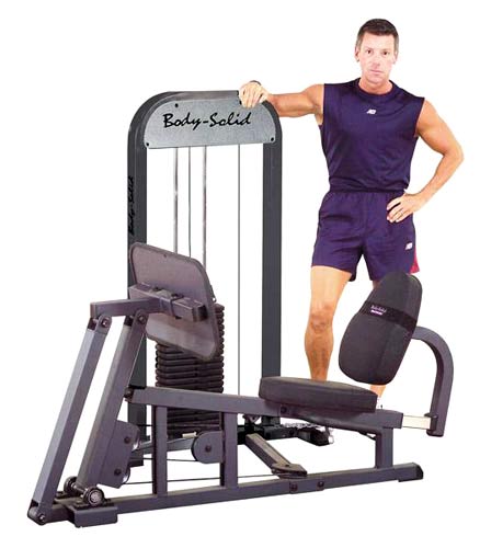 Leg Press W/210LB Stack Presse à Cuisse Guidée BODYSOLID - FitnessBoutique