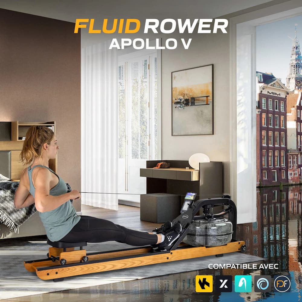 Apollo PRO XL FLUID ROWER - FitnessBoutique