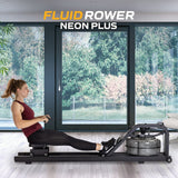 Neon Plus Noir FLUID ROWER - FitnessBoutique