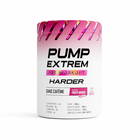 Pump extrem Preworkout FITNESSBOUTIQUE HARDER - FitnessBoutique