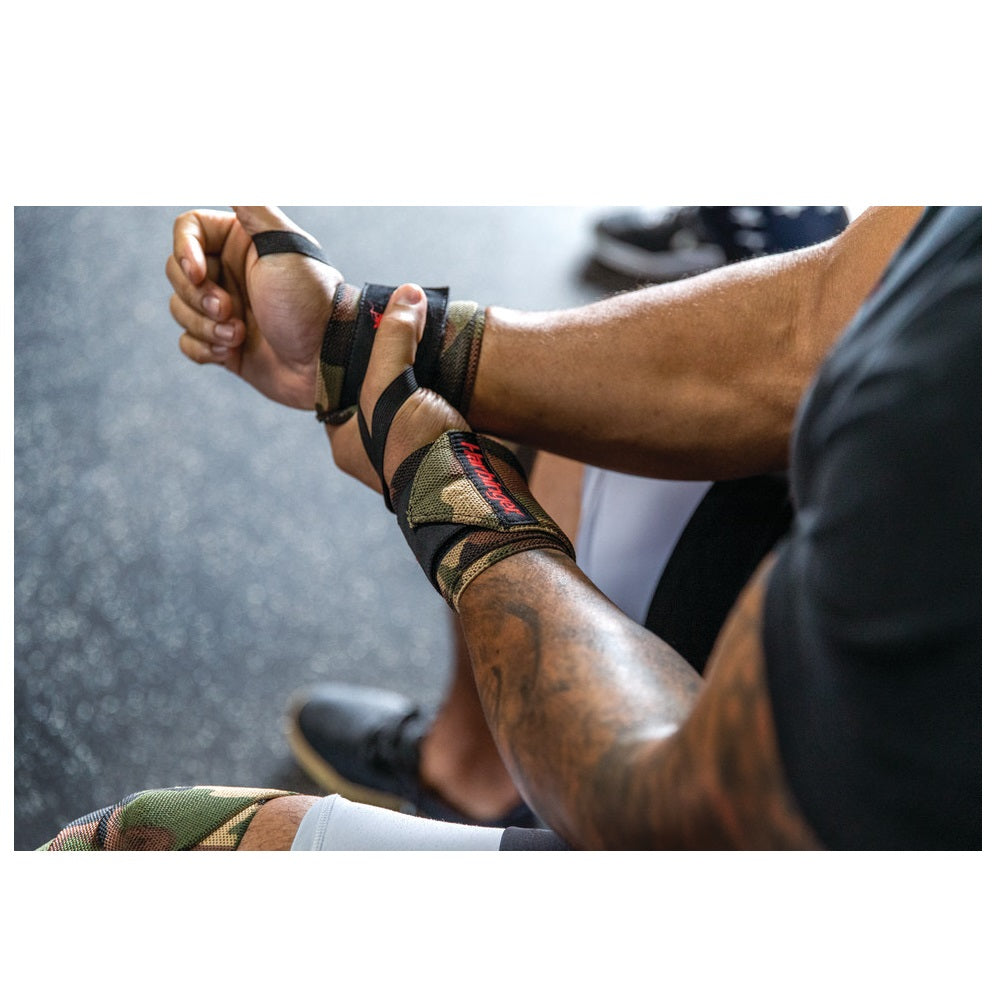 Harb Red Line Wrist Wraps Camo HARBINGER - FitnessBoutique