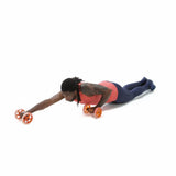 Double AB wheel orange x2 SVELTUS - FitnessBoutique