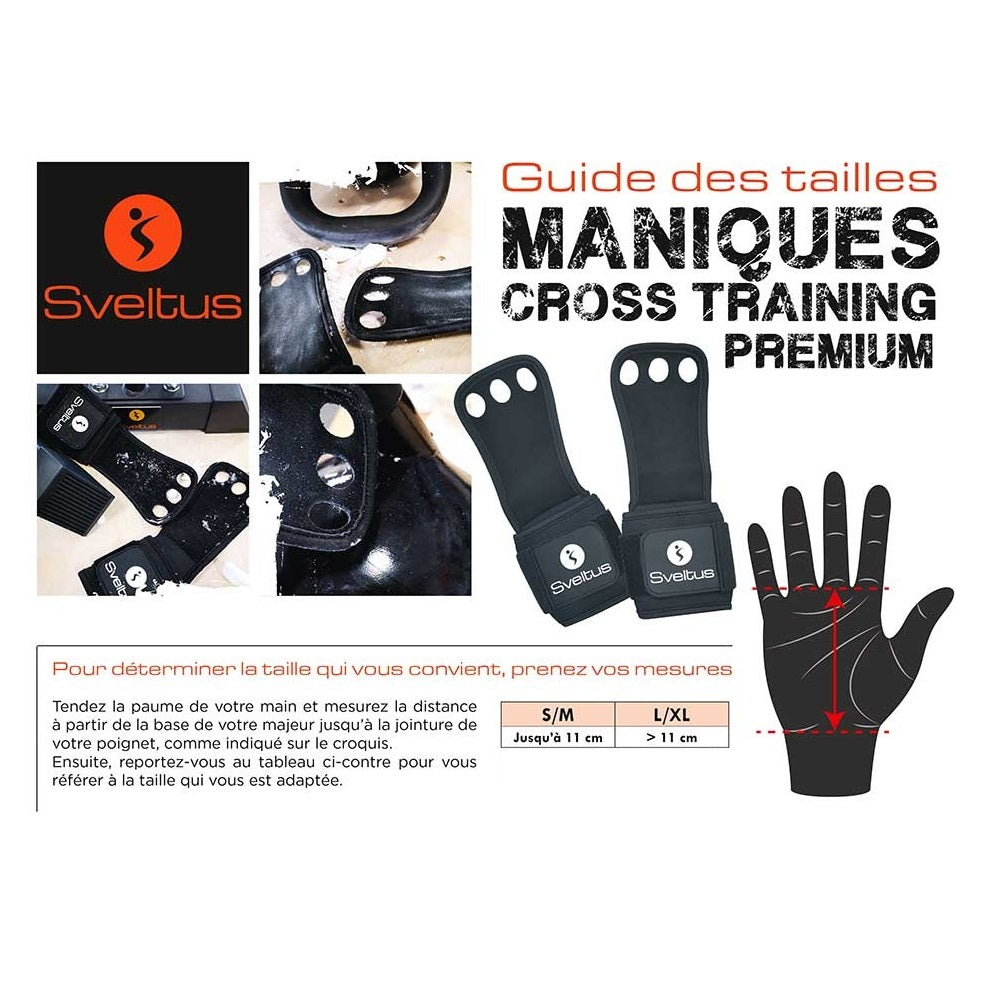 Manique cross training premium S/M x2 SVELTUS - FitnessBoutique