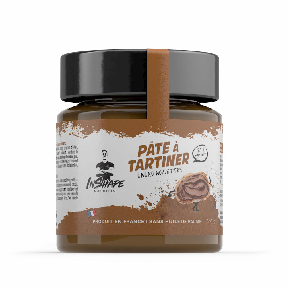 Pâte à tartiner cacao noisettes TIBO INSHAPE - FitnessBoutique