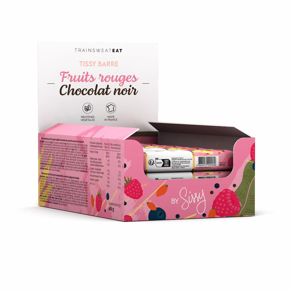 Tissy Barre Fruits rouges Chocolat noir