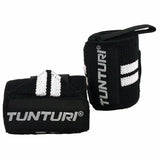 Wrist Wraps Noir et Blanc (la paire) TUNTURI - FitnessBoutique