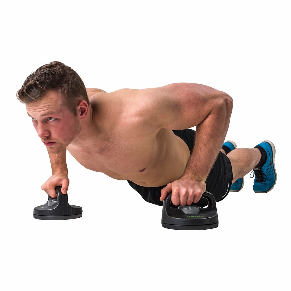 Adjustable Rotating Push Up Stands TUNTURI - FitnessBoutique